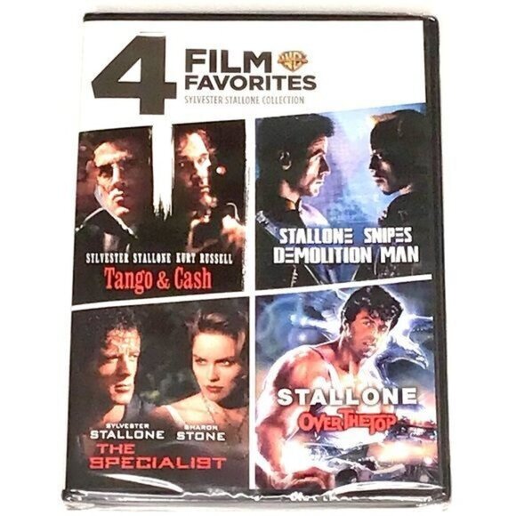 Sylvester Stallone 4 Movies Collection: DVD - PG 14A - New and Sealed - Picture 1 of 2